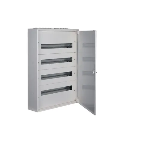 Rozdzielnica modułowa natynkowa 4x24M IP30 Kl.I IK08 z zaciskami PE/N, szer.571mm głęb.150mm, biała; FW424WT HAGER