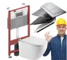 Stelaż podtynkowy TECE + miska wc DESNA z Deska Slim