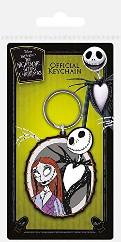 Nightmare Before Christmas: Jack and Sally Rubber Keychain