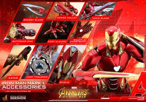 Marvel: Avengers Infinity War - Iron Man Mark L Accessories Set