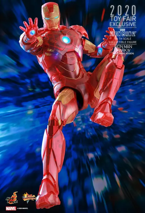 Marvel: Iron Man 2 - Exclusive Iron Man Mark IV Holographic Version 1:6