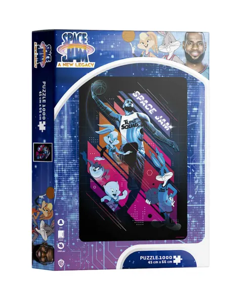 Space Jam 2: LeBron Matte 1000 Piece Puzzle Kosmiczny Mecz