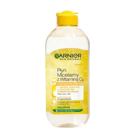 Garnier Skin Naturals Vitamin C Płyn micelarny Witamina Cg - do skóry matowej i zmęczonej 400ml