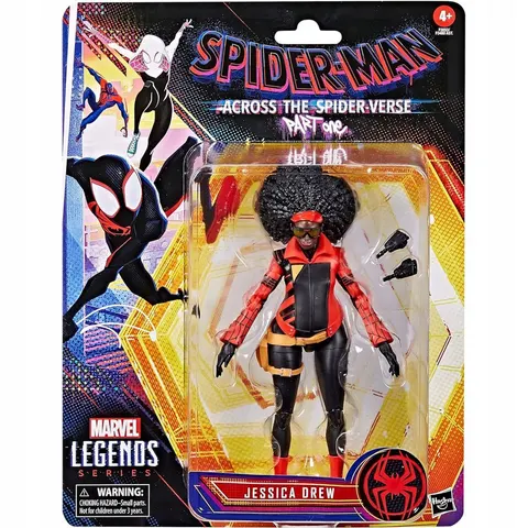 Marvel Legends Series Spider-Man Spider-Verse Ruchoma Figurka Jessica Drew