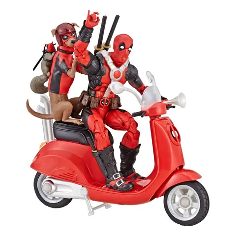 Deadpool Corps Marvel Legends Vehicle with Figure Deadpool with Scooter