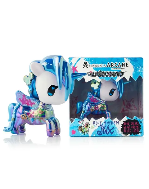 Unicorno x Arcane Window Box Figure Blue Mayhem (Special Edition) 7 cm