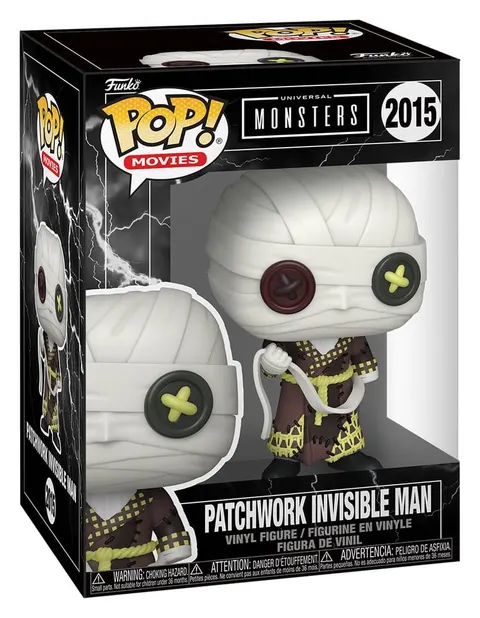Patchwork Invisible Man 20155 Universal Monsters Funko POP!