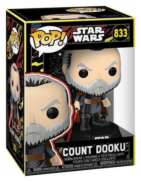 Count Dooku 833 Retro Star Wars Funko POP! Vinyl