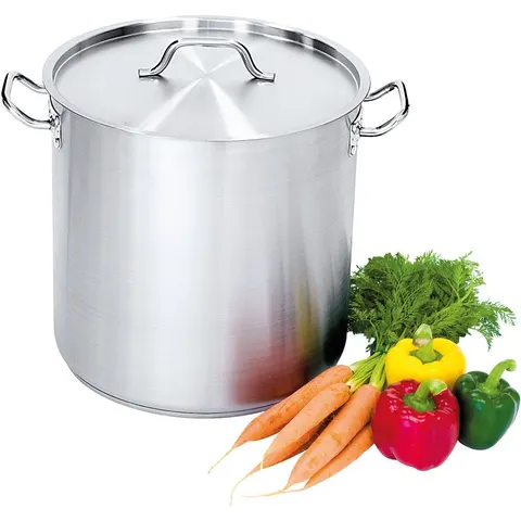 Garnek 20 cm Wysoki 6.3 l z pokrywą 011202 Stalgast