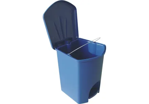 Kosz na śmieci 16L z pedałem kolor mix Plast Team