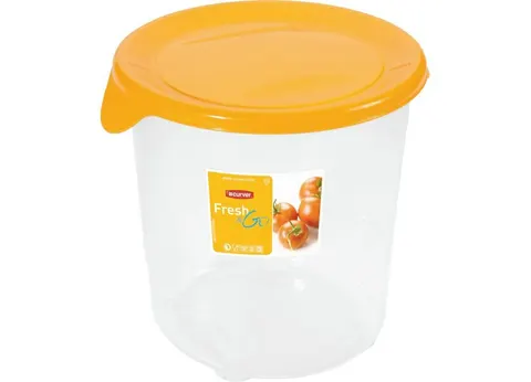 Pojemnik do żywności 1,0L okrągły żółty FRESH&GO CURVER