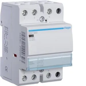 Stycznik 230VAC 3NO 40A AC-7a/b modułowy 3M, ESC340, HAGER