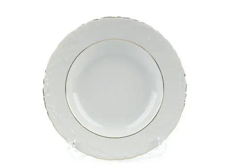Talerz głęboki 22,5 cm ROCOCO 3604 Złota Linia Ćmielów