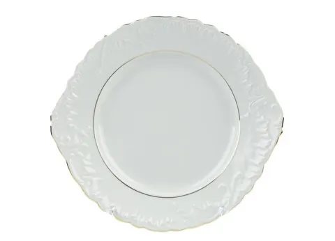 Talerz do ciasta 29 cm ROCOCO 3604 Złota Linia Ćmielów
