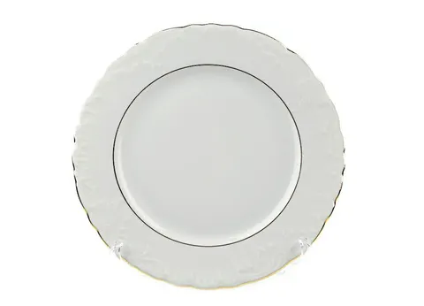 Talerz deserowy 21 cm ROCOCO 3604 Złota Linia Ćmielów