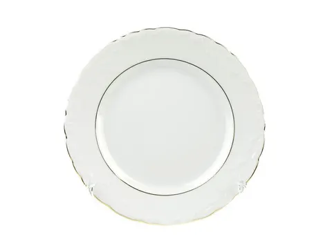 Talerz deserowy 19 cm ROCOCO 3604 Złota Linia Ćmielów