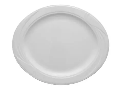 Półmisek owalny 37 cm ARCADIA Biały Lubiana