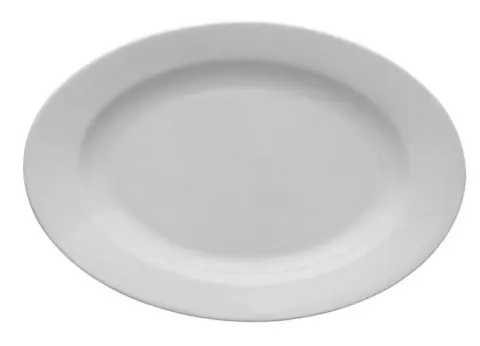 Półmisek owalny 25,5 cm KASZUB Biały Lubiana