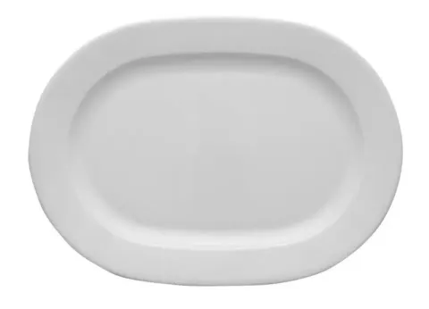 Półmisek owalny 28 cm WERSAL Biały Lubiana