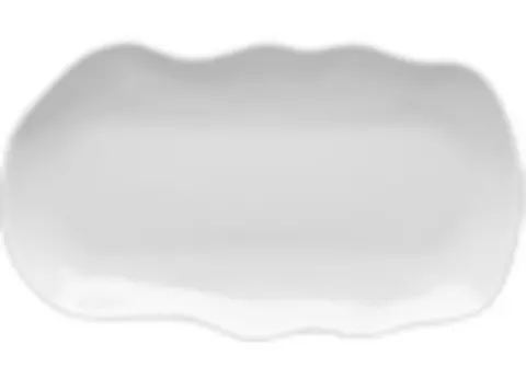 Półmisek owalny 35 x 20 cm STONE AGE Biały Lubiana