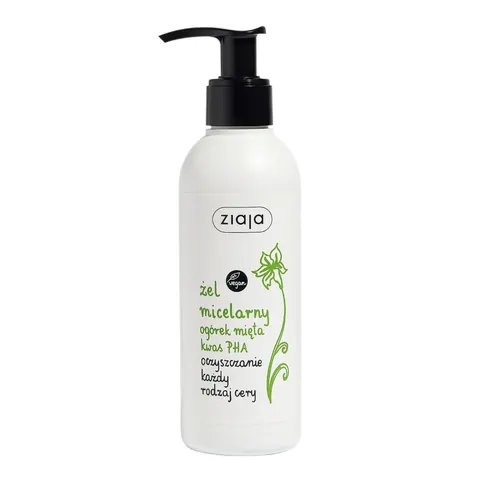 ZIAJA OGÓREK-MIĘTA ŻEL DO MYCIA TWARZY 200ML MICELARNY