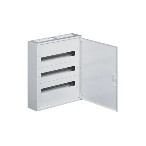 Rozdzielnica modułowa natynkowa 3x24M IP30 Kl,I IK08 z zaciskami PE/N, szer.571mm głeb.150mm, biała; FW324WT HAGER