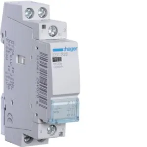 Stycznik 230VAC 2NC 25A AC-7a/b modułowy 1M; ESC226, HAGER