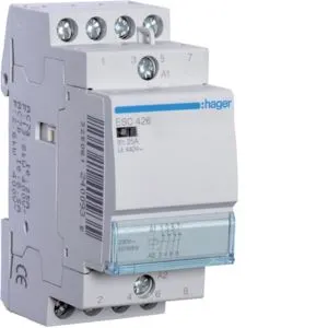 Stycznik 230VAC 4NC 25A AC-7a/b modułowy 2M; ESC426, HAGER