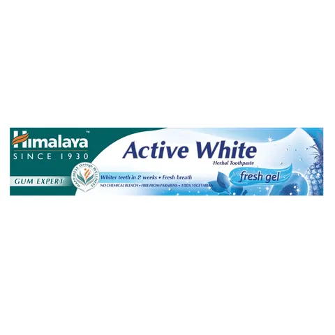 Ziołowa pasta do zębów wybielająca w żelu Active White - Gum Expert, HIMALAYA, 75ml