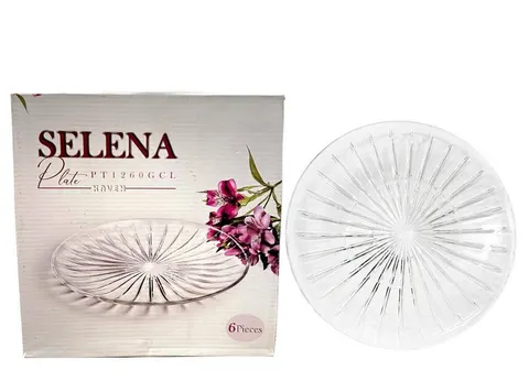 Talerze płytkie 22cm 6 sztuk Selena PT1260GCL Kaveh