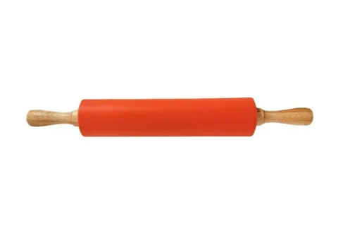 Wałek do ciasta silikonowy 39,5x5,3cm Pomarańczowy KH-4660 KINGHoff