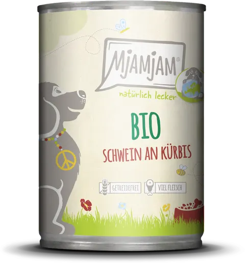 MjAMjAM Dog BIO wieprzowina z dynią