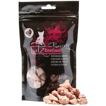 Catz finefood Purrrrly nr.103 - suszone serca drobiowe 35 g