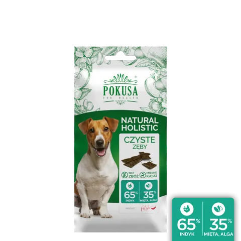 Pokusa Naturalny przysmak - Czyste zęby 40g