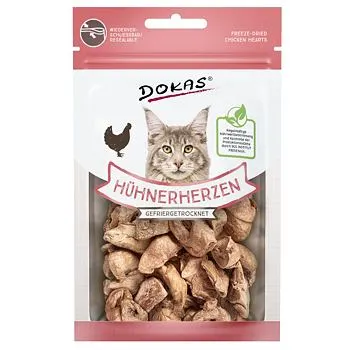 Dokas Liofilizowane serca z kurczaka