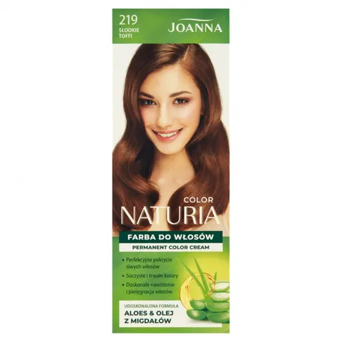 JOANNA NATURIA COLOR Farba do włosów 219 SŁODKIE TOFFI