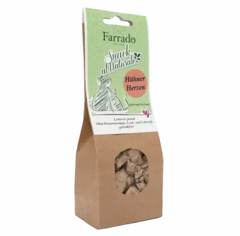 Farrado 100% Naturale 100% Serca z kurczaka liofilizowane
