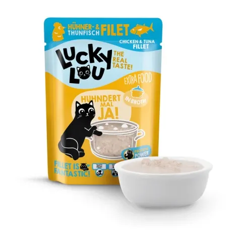 Lucky Lou Extrafood Kurczak i tuńczyk w bulionie