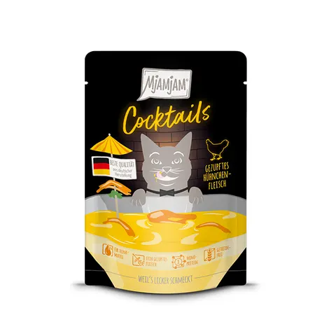 MjAMjAM Cat koktail szarpany kurczak