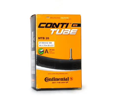 DĘTKA MTB CONTINENTAL 26 x 1.75 - 2.5 ZAWÓR SAMOCHODOWY 40mm