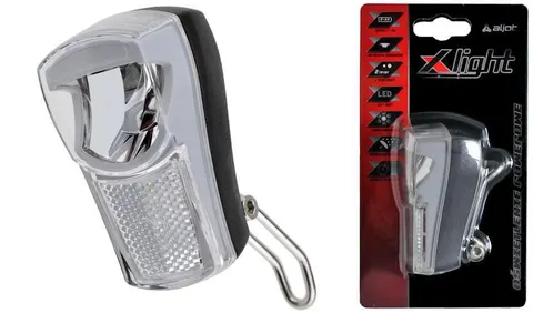 LAMPKA PRZÓD X-LIGHT 01W LED XC-211 ODBLASK