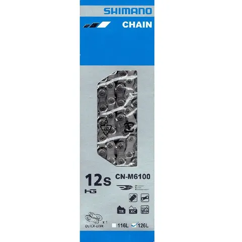 ŁAŃCUCH SHIMANO CN-M6100 SHIMANO DEORE 12rz SPINKA