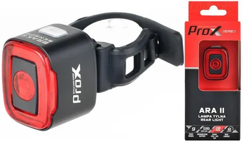 LAMPKA ROWEROWA TYŁ PROX ARA II 50LM USB-C