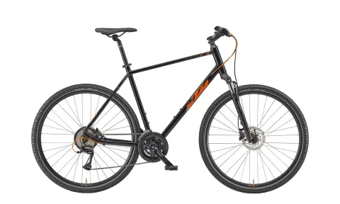 ROWER KTM X-LIFE TRACK H 51CM BLACK ORANGE 2023/2024 WYPRZEDAŻ