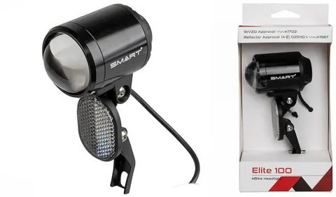 LAMPKA PRZEDNIA SMART ELITE 100 100LUX DYNAMO E-BIKE