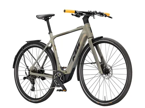 ROWER ELEKTRYCZNY KTM MACINA URBANATOR SX M 55CM OLIVE PEARL 2025
