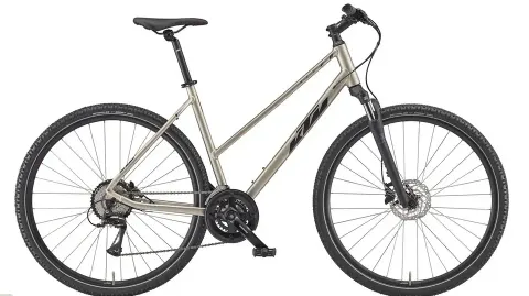 ROWER CROSSOWY DAMSKI KTM X-LIFE TRACK CHAMPAGNE MATT D46cm 2023/2024