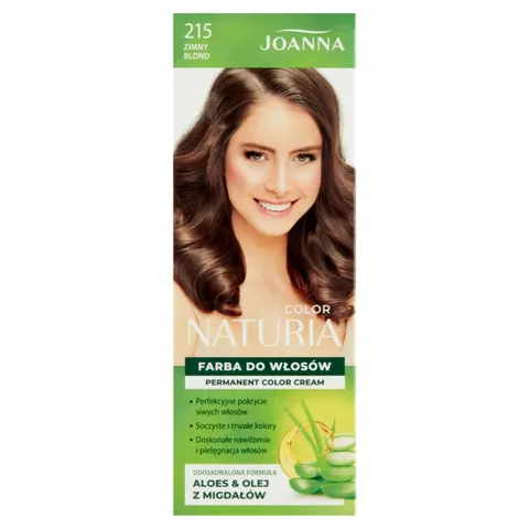 JOANNA NATURIA COLOR Farba do włosów 215 ZIMNY BLOND