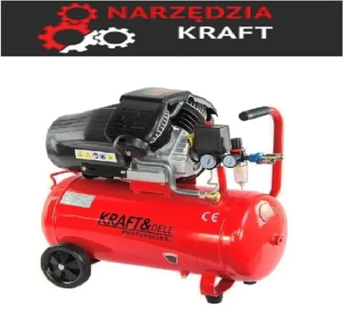 KOMPRESOR OLEJOWY SPRĘŻARKA 100L 2TŁOKI 3KW 230V KD1480