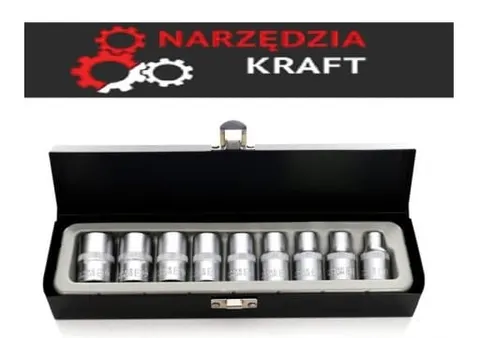 ZESTAW KLUCZY KLUCZE NASADOWE 1/2'' 9EL. KD10227